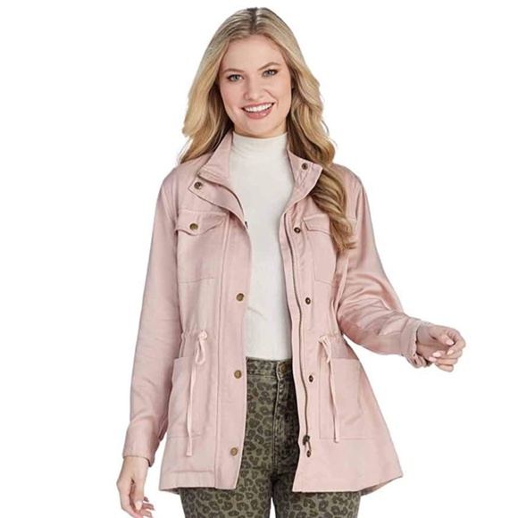 Mud Pie Jackets & Coats Mudpie Blush Utility Jacket Poshmark